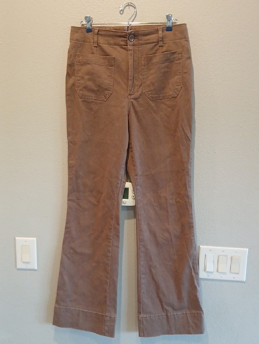 Bagatelle collection size 8 Women’s Brown Corduroy Flare Jeans wide leg cotton 8